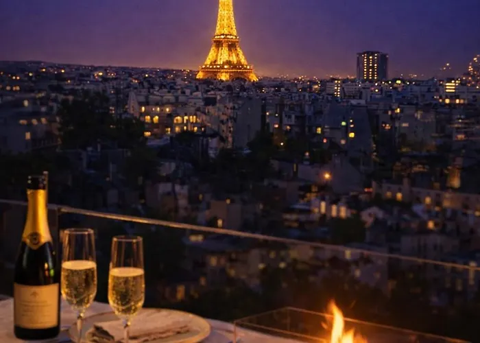 Luxury Flat - Eiffel Tower View & Terrace - Air Conditioning * Paříž